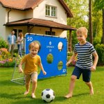 SPRINGOS SG0010 Fotbalová branka s terčem 240x170x85 cm – Zboží Dáma