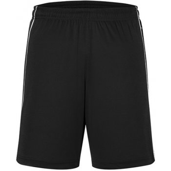 James & Nicholson Unisex sportovní šortky JN387 Black