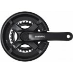Kliky SHIMANO Tourney FC-TX501-L, 175mm, 46-30 zubů, černé s krytem – Zboží Dáma