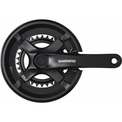 Kliky SHIMANO Tourney FC-TX501-L, 175mm, 46-30 zubů, černé s krytem – Zboží Dáma