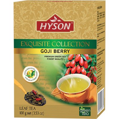 Hyson Goji Berry sypaný zelený čaj 100 g