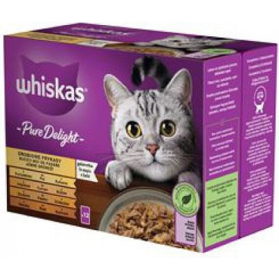 Whiskas Pure Delight drůb.výb.žel. 12 x 85 g