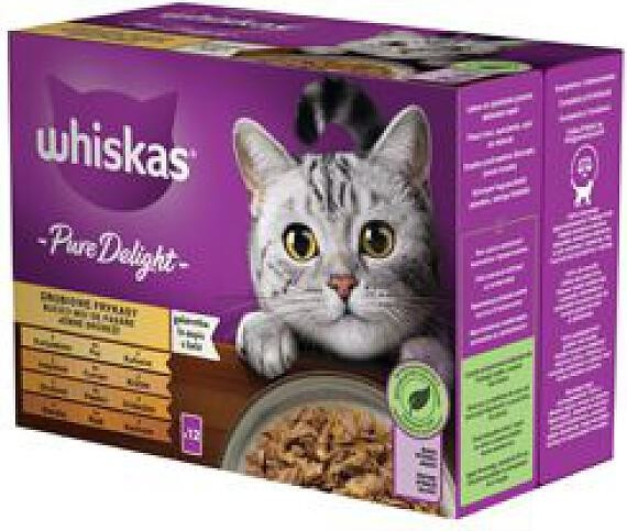 Whiskas Pure Delight drůb.výb.žel. 12 x 85 g