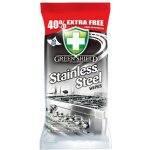 Green Shield Stainless Steel vlhčené ubrousky na povrchy z nerezové oceli 50 ks – Zboží Mobilmania