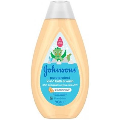 Johnson´s Kids Pure Protect 2-in-1 Bath & Wash ochranný sprchový gel 500 ml pro děti – Zbozi.Blesk.cz