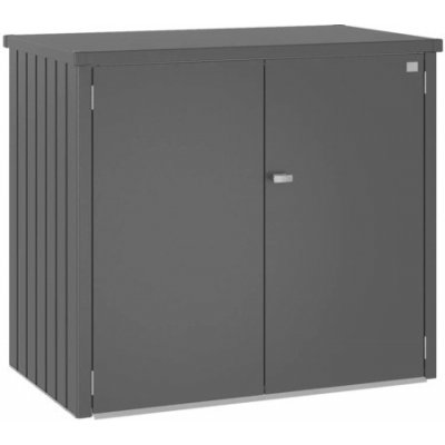 Přístřešek na popelnice biohort Alex Duo 148 x 88 x 129 cm tmavě šedá metalíza – Zboží Mobilmania