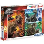 Clementoni Dětské Jurassic World 25250 3 x 48 dílků – Zbozi.Blesk.cz