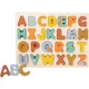 Small Foot vkládačka Safari abeceda písmenka 26 dílků