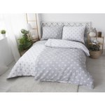 Xpose Krep povlečení LÝDIE Duo šedé 140x200 70x90 – Sleviste.cz