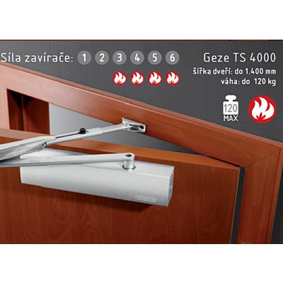 ACT Geze TS 4000 stříbrná – Hledejceny.cz