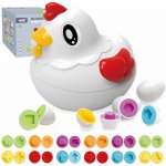 Educational Montessori Chicken Sorter Učení tvarů – Zboží Dáma
