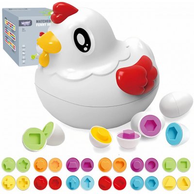 Educational Montessori Chicken Sorter Učení tvarů – Zbozi.Blesk.cz