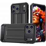 Hurtel Hybridní kryt Armor pro iPhone 17 Pro – černý – Zboží Mobilmania