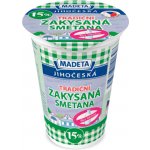 Madeta Jihočeská Zakysaná smetana 15% 180 g – Zboží Mobilmania