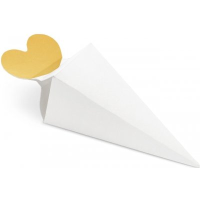 PartyDeco PartyDeco Krabička na dárek - Srdce 6 ks – Zboží Dáma