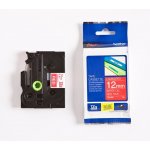 Páska Brother TZE-435, 12mm, červená/bílá, laminovaná, délka 8m – Zboží Živě