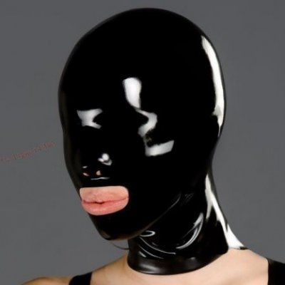 Transparentní latexová maska s otevřenou pusou POLYMORPHE XL