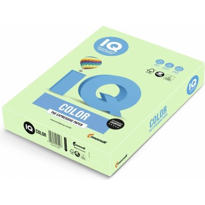 Barevný papír IQ A4 středně zelený MG28 80g/m2 500 listů – Zboží Dáma