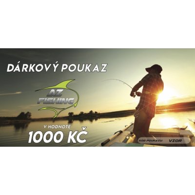 Dárkový poukaz AzFishing Hodnota poukazu: 1500 Kč – Hledejceny.cz