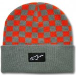 Alpinestars čepice Checkered Cuff beanie modrá/oranžová – Hledejceny.cz