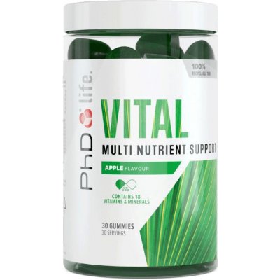 PhD Nutrition PhD Vital Support 30 gummies apple – Hledejceny.cz