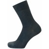 Knitva SPOLEČENSKÉ ponožky 5 PÁRŮ šedá tmavá