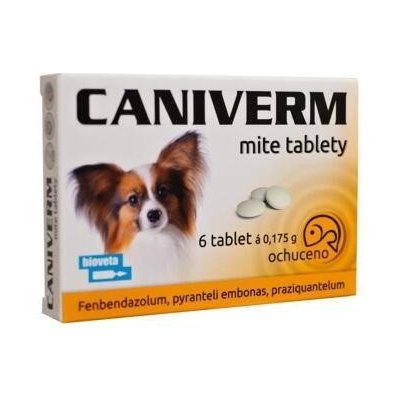 Caniverm mite tableta 6 x 0,175 g – Zboží Mobilmania