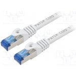 Lanberg PCF6A-10CC-0025-S Patch S/FTP Kat. 6a RJ45 vidlice z obou stran lanko CCA – Zboží Živě