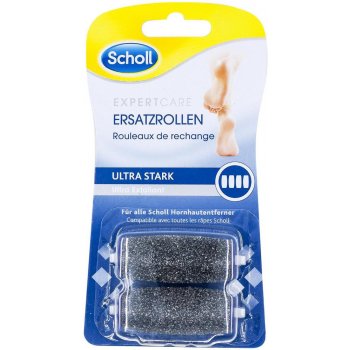 Scholl Velvet Smooth náhradní hlavice s diamantovými krystalky ultra drsná 2 ks