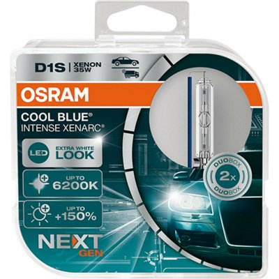 Osram Xenarc Cool Blue Intense NextGen D1S +150% xenon 2ks/balení OSRAM 66140CBN-HCB – Sleviste.cz