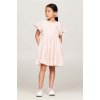 Tommy Hilfiger dětské bavlněné šaty mini KG0KG07937.104.122.PPYH růžová