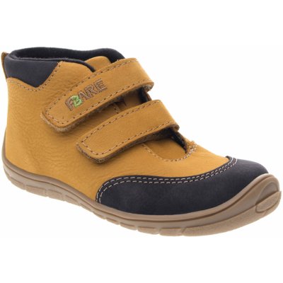 Fare Bare dětské celoroční boty A5121281 s modrým okopem žluté – Zboží Dáma