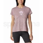 Columbia Sloan Ridge Graphic SS Tee W 2077451609 fig heather/naturally boundless – Zboží Dáma