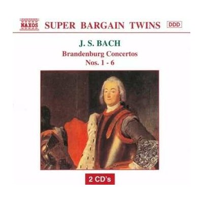 Johann Sebastian Bach - Brandenburg Concertos Nos. 1-6 2 CD – Hledejceny.cz