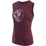 SENSOR MERINO AIR dámské triko bez rukávu port red – Zboží Dáma