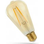 Spectrum LED Retro LED žárovka E27, ST64, 2W, 240lm, jantarové sklo, 2400K [WOJ+14079] – Zboží Mobilmania