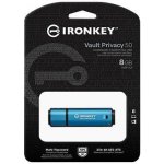 Kingston IronKey Vault Privacy 50 8GB IKVP50/8GB – Hledejceny.cz