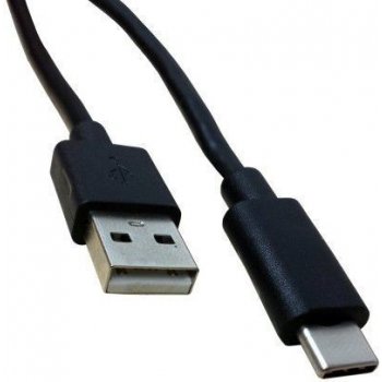 InHouse MKF-USB2.0A/3.1C, černý, USB propojovací kabel 1,2m