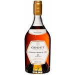 Godet Cognac Single Cru 22yo Grande Champagne 40% 0,7 l (tuba) – Zboží Dáma