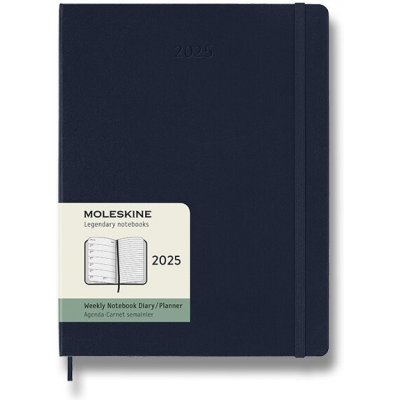 Moleskine B5 týdenní 2025 modrý – Zboží Dáma