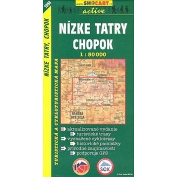 122 NÍZKÉ TATRY - Chopok - turistická mapa 1:50t.