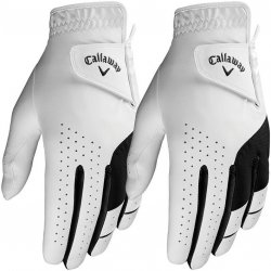 Callaway Weather Spann Mens Golf Glove Bílá Pravá L 2ks