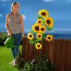 Die moderne Hausfrau Solární zahradní zápich Slunečnice, 3 ks 676479