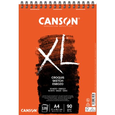 Canson XL Croquis Skicák v kroužkové vazbě A4, 900g, 120 listů – Zboží Dáma