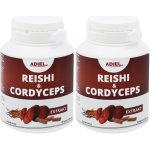 Adiel Reishi & Cordyceps 2 x 90 kapslí – Hledejceny.cz