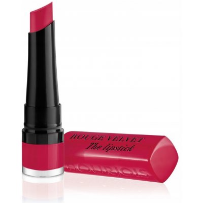 Bourjois Paris Rouge Velvet The Lipstick matná rtěnka 09 Fuchsia Botté 2,4 g – Zboží Mobilmania