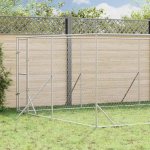 vidaXL Venkovní psí kotec stříbrný 400 x 800 x 200 cm – Sleviste.cz