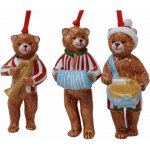 Nostalgic Ornaments vánoční závěsné ozdoby medvídci, 3 ks, Villeroy & Boch – Zboží Dáma
