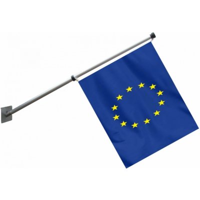 Fasádní držák proti omotávání vlajky ECO - Držák + žerď + vlajka SR – Zboží Mobilmania