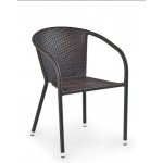 Halmar Midas židle tmavě hnědá – Zboží Dáma